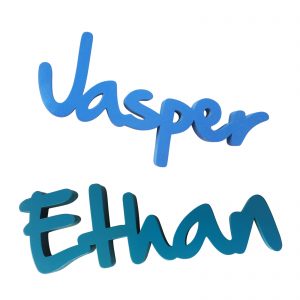 Wooden Name Plaques by Jigzoos