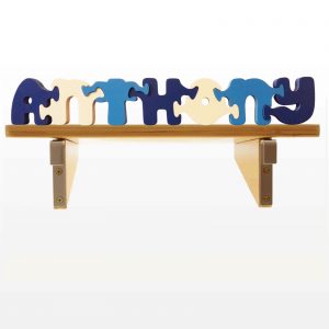Anthony handcrafted wood name puzzle