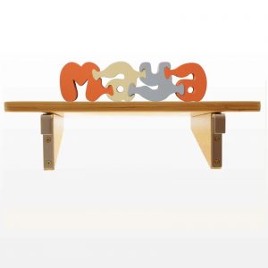 Maya wooden name puzzle
