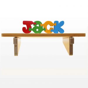 Jack wooden name puzzle