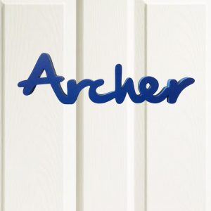 Archer door plaque