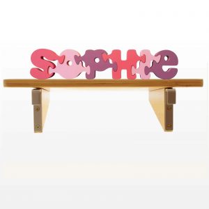 Sophie wooden name puzzle