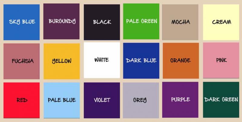 Colour chart