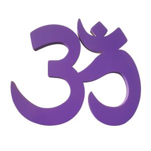 Wooden Om Purple